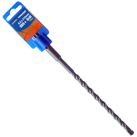 SDS Plus Masonry Drill Bit 8mm x 210mm Hammer Toolpak 